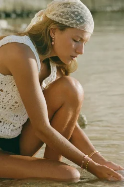 Armbånd - Fingerling Bisque