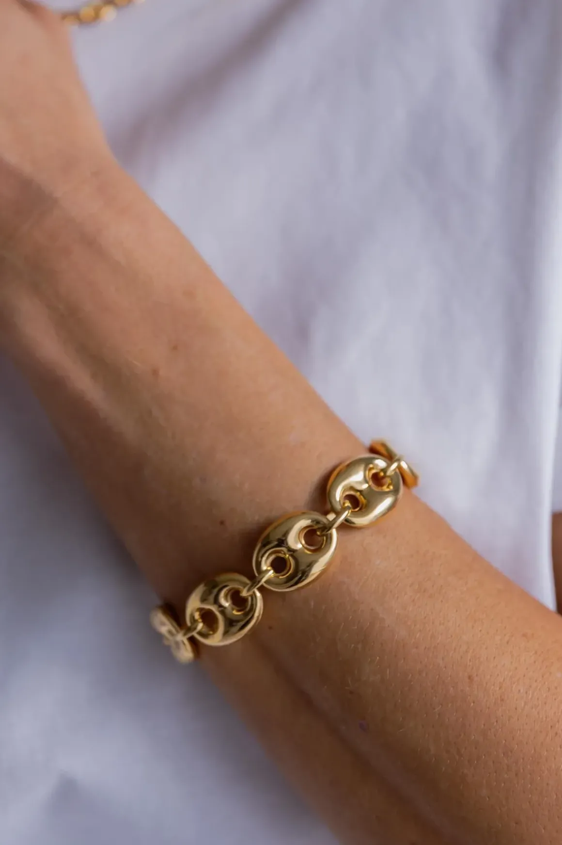 Armbånd - Metung Large Gold