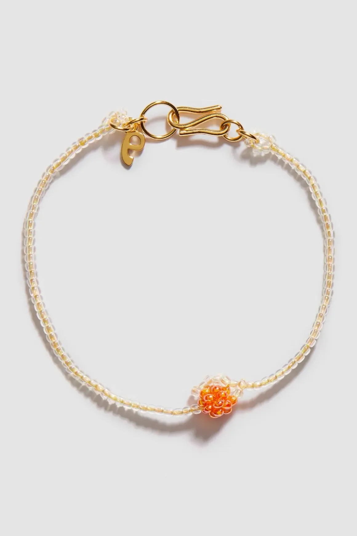 Armbånd - Mini Beaded Bright Orange