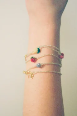 Armbånd - Mini Beaded Bright Orange