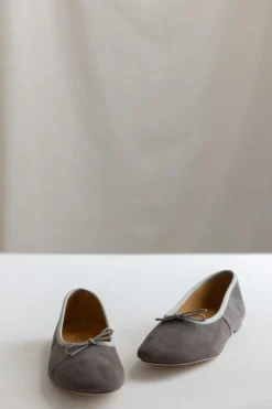 Ballerina - Volcano Suede Greige Sacardon