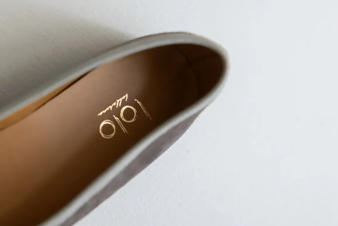 Ballerina - Volcano Suede Greige Sacardon