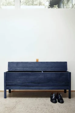 Benk - A Line Storage Bench 111 Indigo Blue