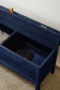 Benk - A Line Storage Bench 111 Indigo Blue