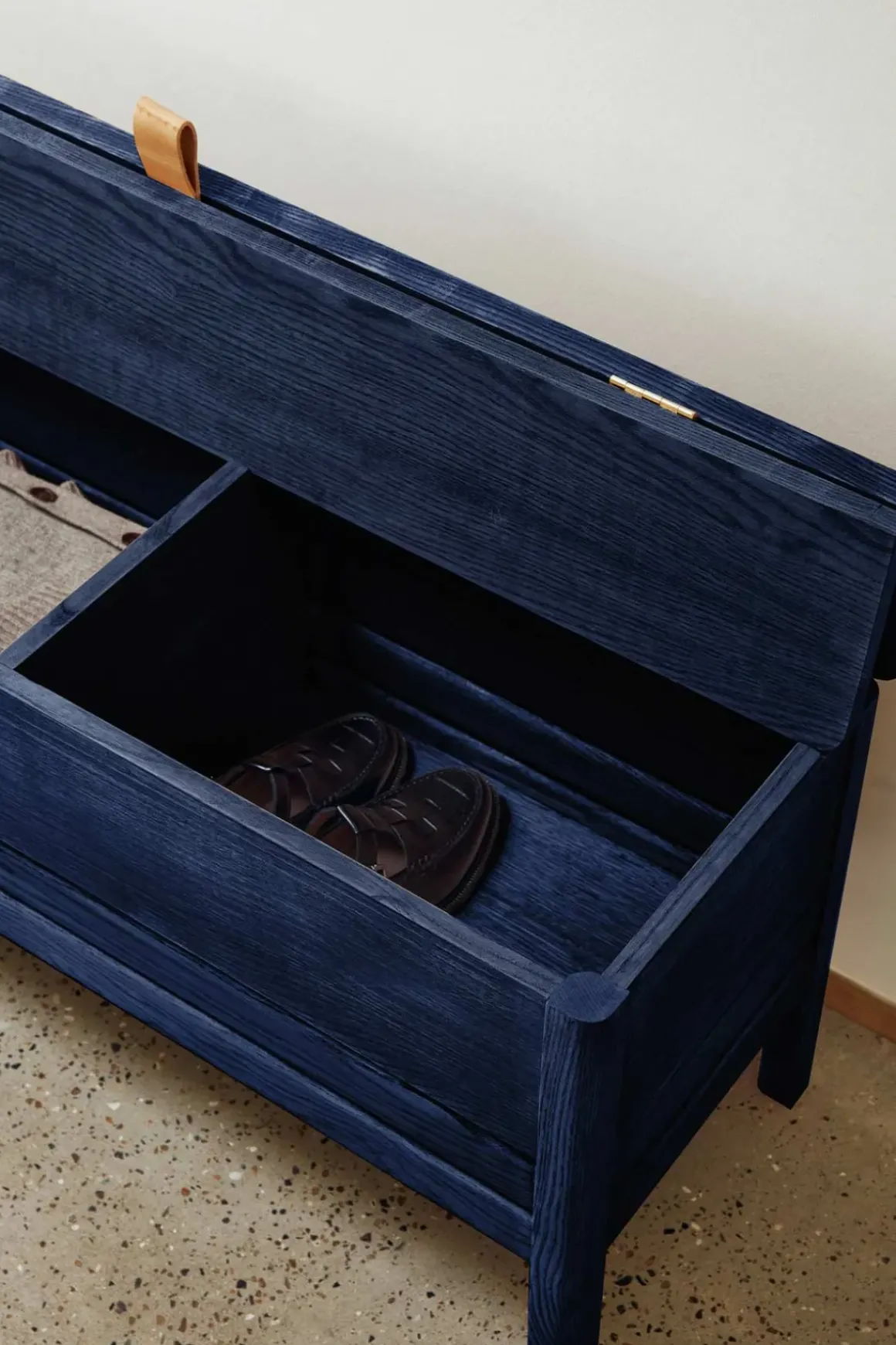 Benk - A Line Storage Bench 111 Indigo Blue