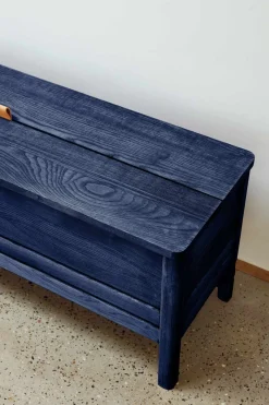 Benk - A Line Storage Bench 111 Indigo Blue