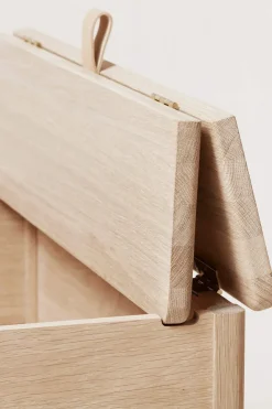 Benk - A Line Storage Bench 68 Hvitoljet Eik