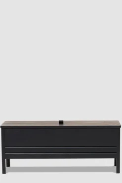 Benk - A Line Storage Bench 111 Sort Eik