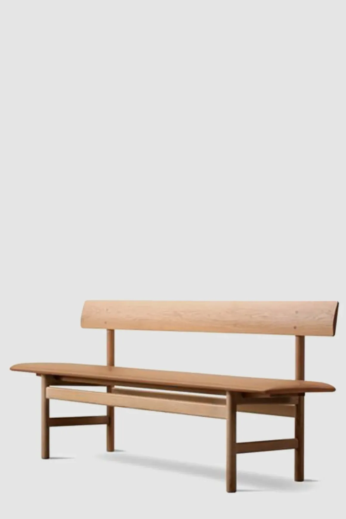 Benk - BM Bench 3171 Lys Oljet Eik /Omni Cognac 307