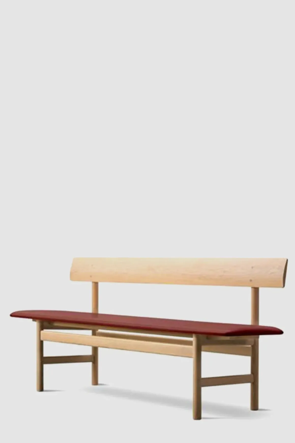 Benk - BM Bench 3171 Såpet Eik / Omni Burnt Sienna 293