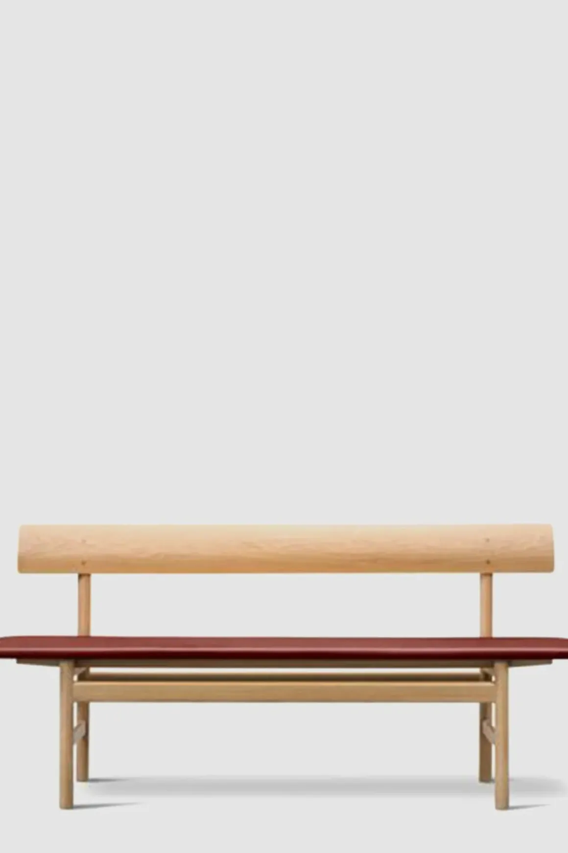 Benk - BM Bench 3171 Såpet Eik / Omni Burnt Sienna 293