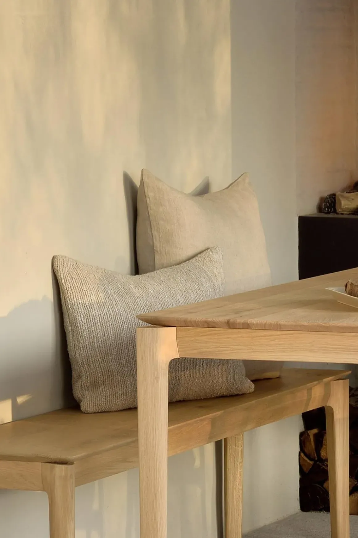 Benk - Bok Oak 166xh46cm