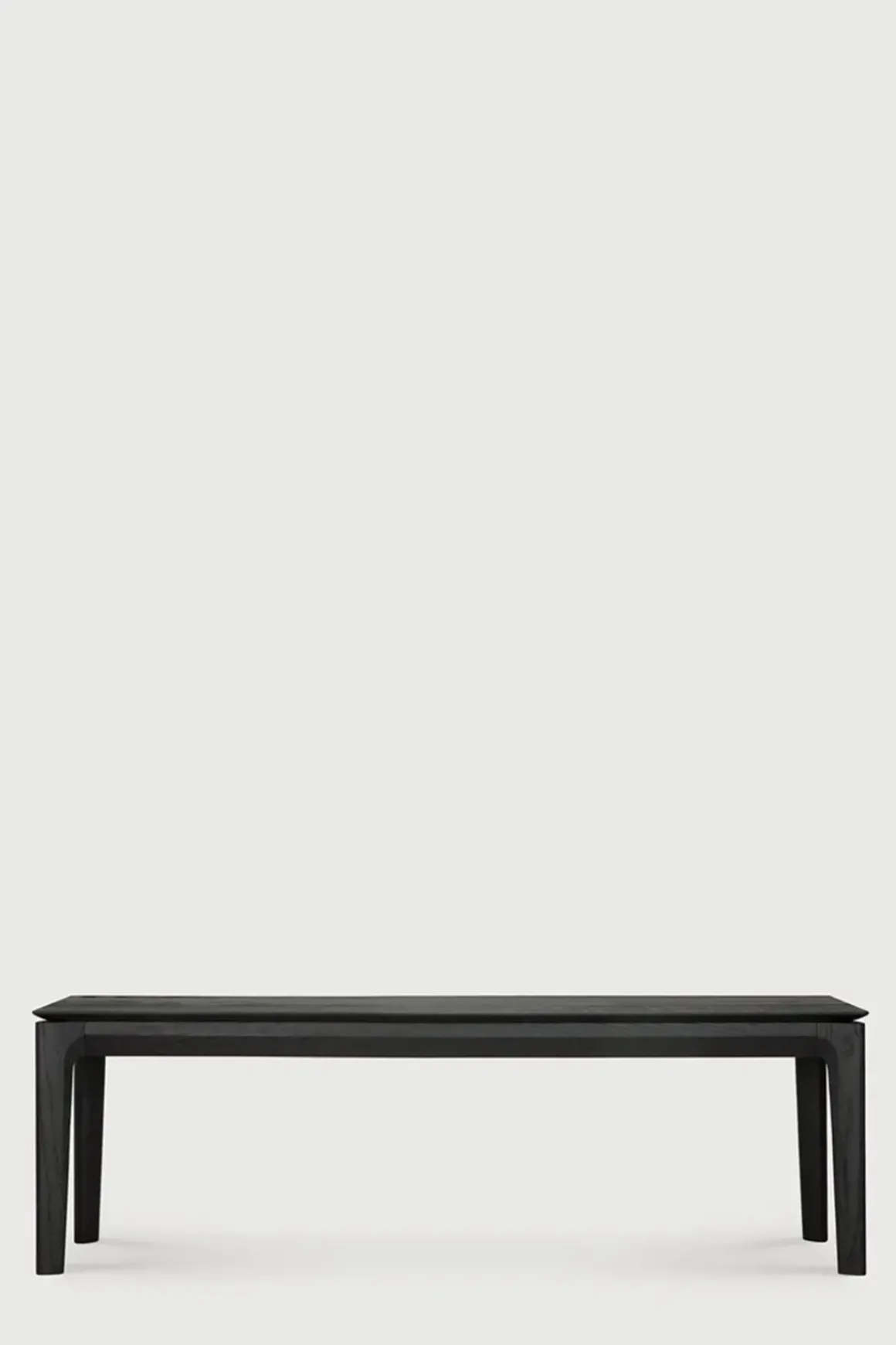 Benk - Bok Oak 166xh46cm Black