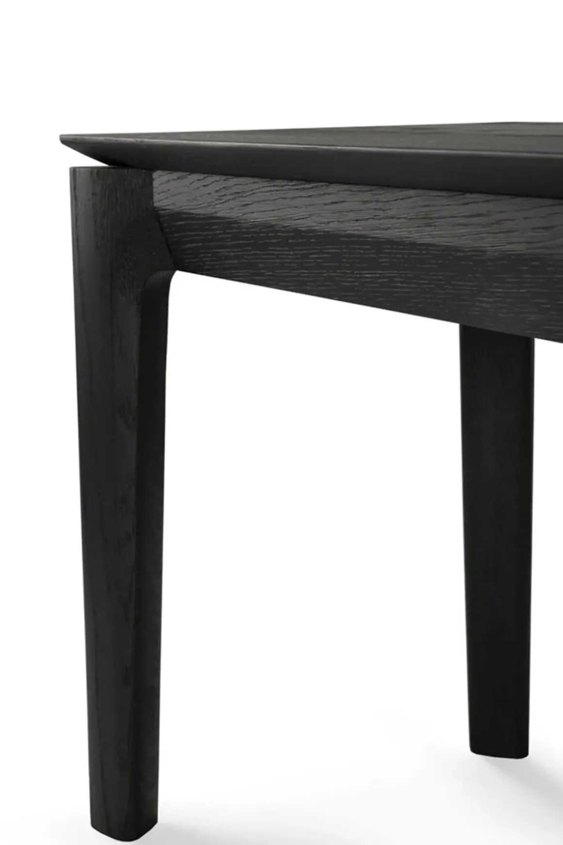 Benk - Bok Oak 166xh46cm Black