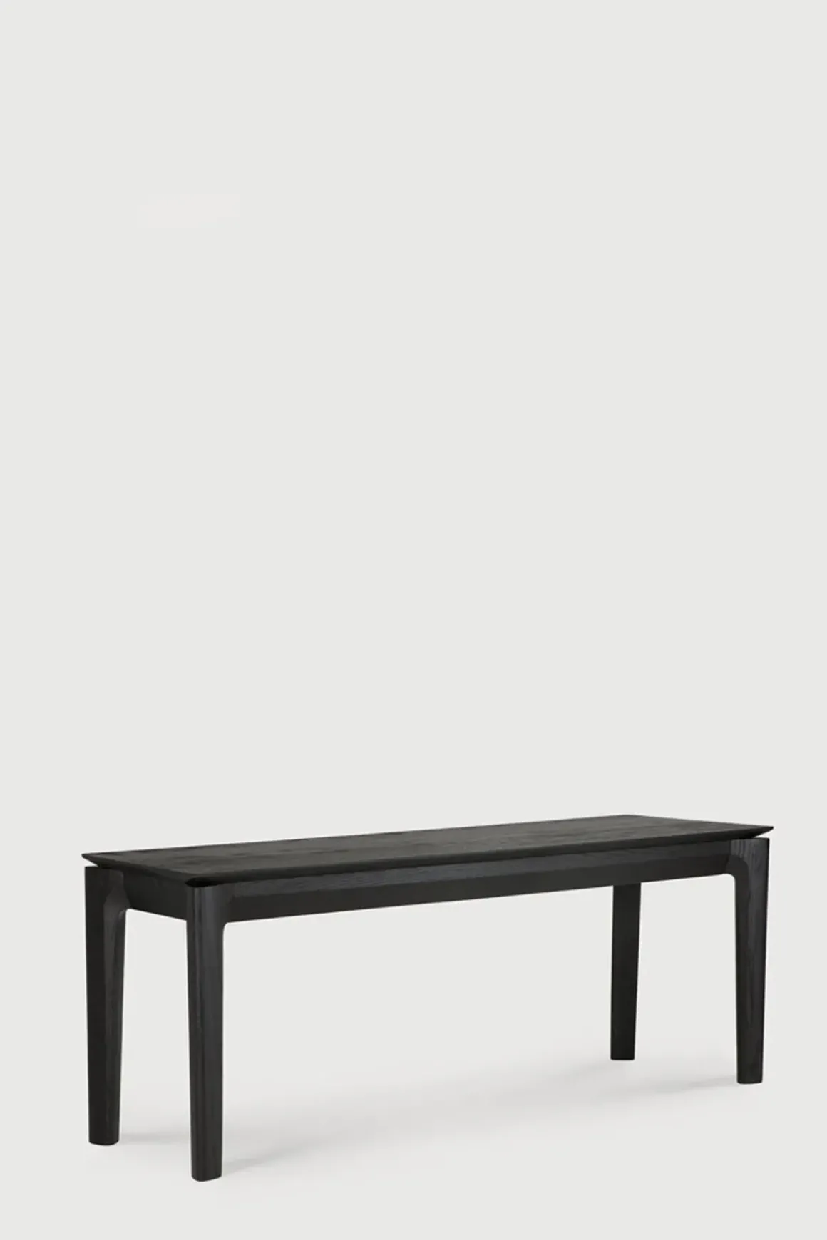 Benk - Bok Oak 166xh46cm Black