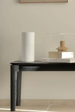 Benk - Bok Oak 186xh46cm Black