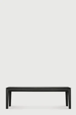 Benk - Bok Oak 146xh46cm Black
