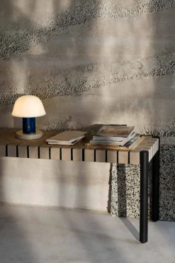 Benk - TK4 Betty Sort/Natur 105cm x 36cm x H: 46cm