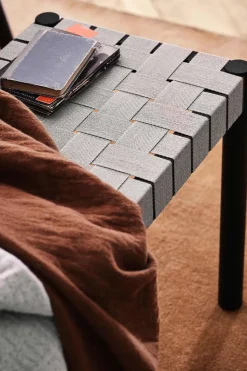 Benk - TK5 Betty Sort/Natur 157cm x 36cm x H: 46cm