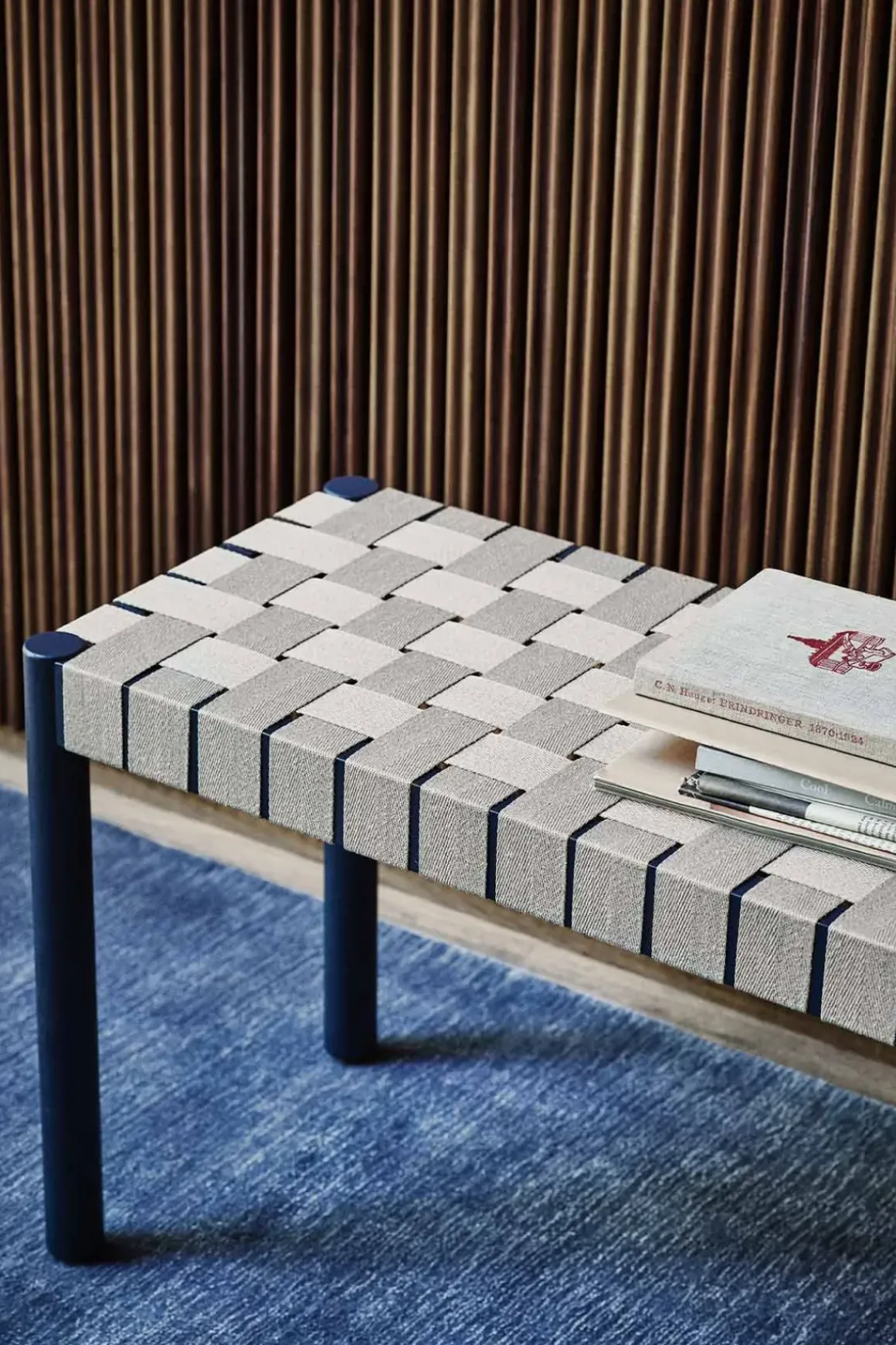 Benk - TK5 Betty Sort/Natur 157cm x 36cm x H: 46cm