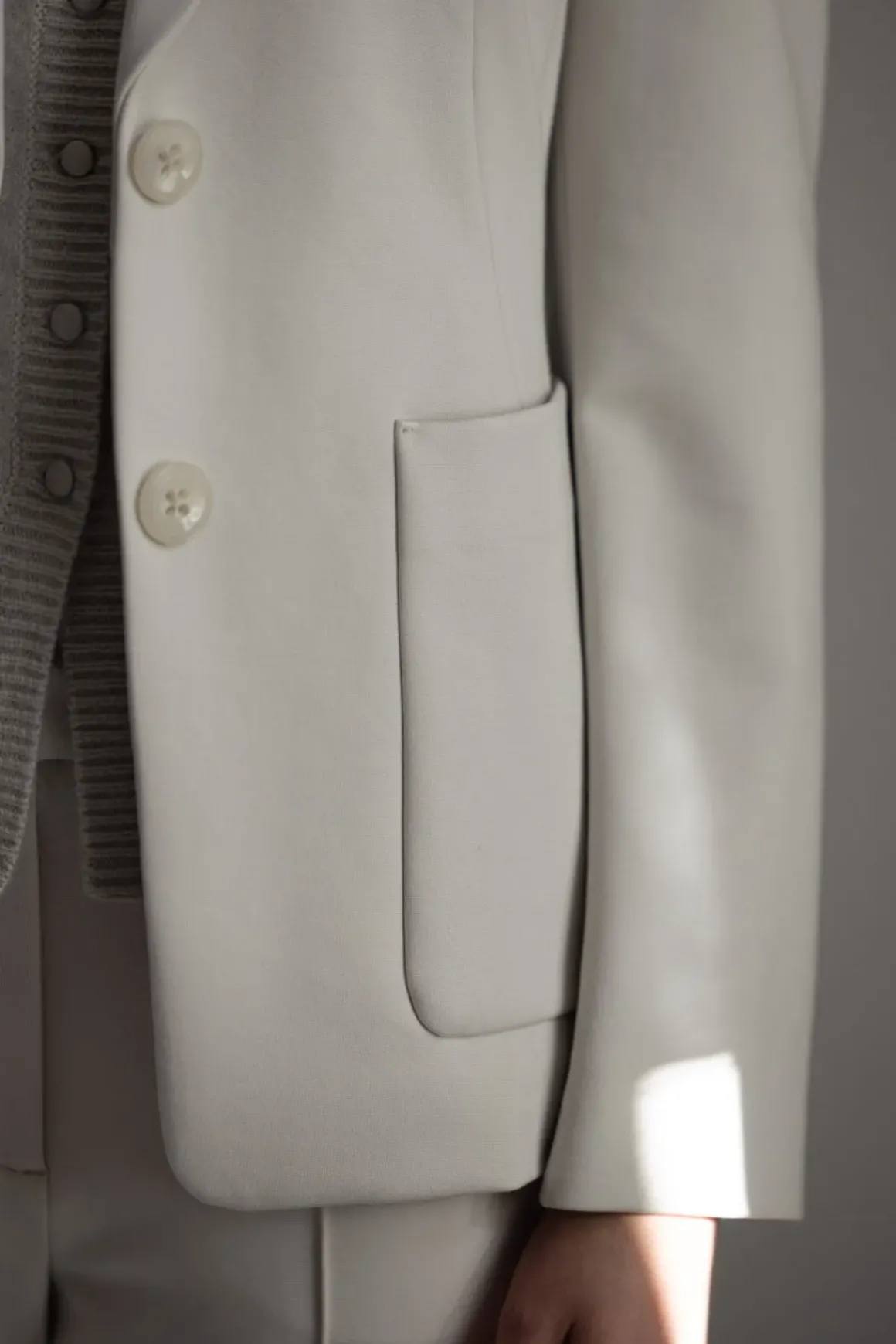 Blazer - Emotional Essence Shadow White