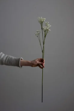Blomst - Brudeslør H75cm Hvit