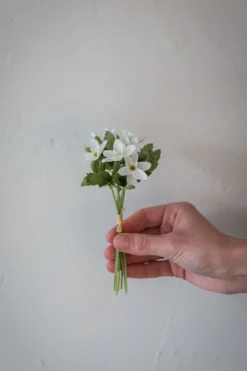 Blomst - Hvitveis H18cm