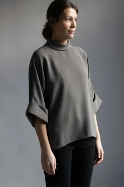 Bluse - Bailee Dark Moss