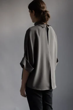 Bluse - Bailee Dark Moss
