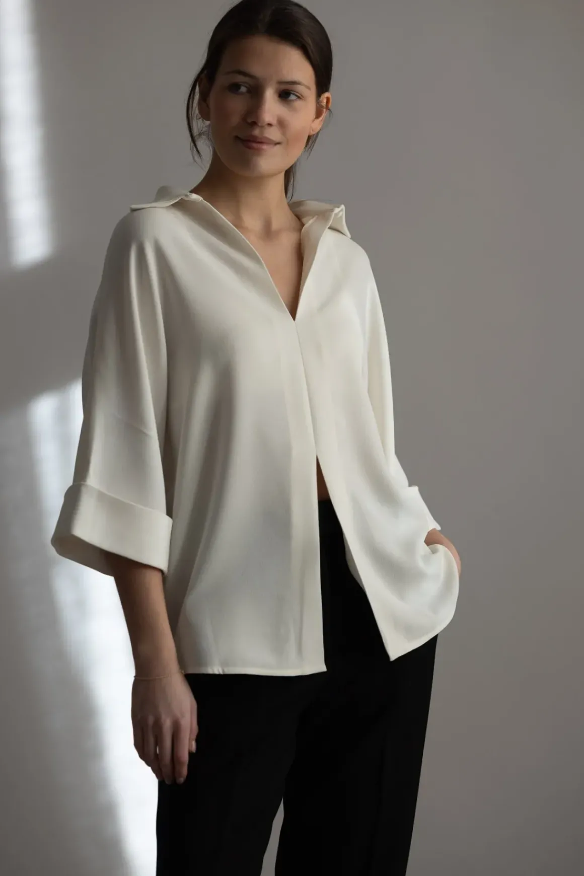 Bluse - Bailee Ivory