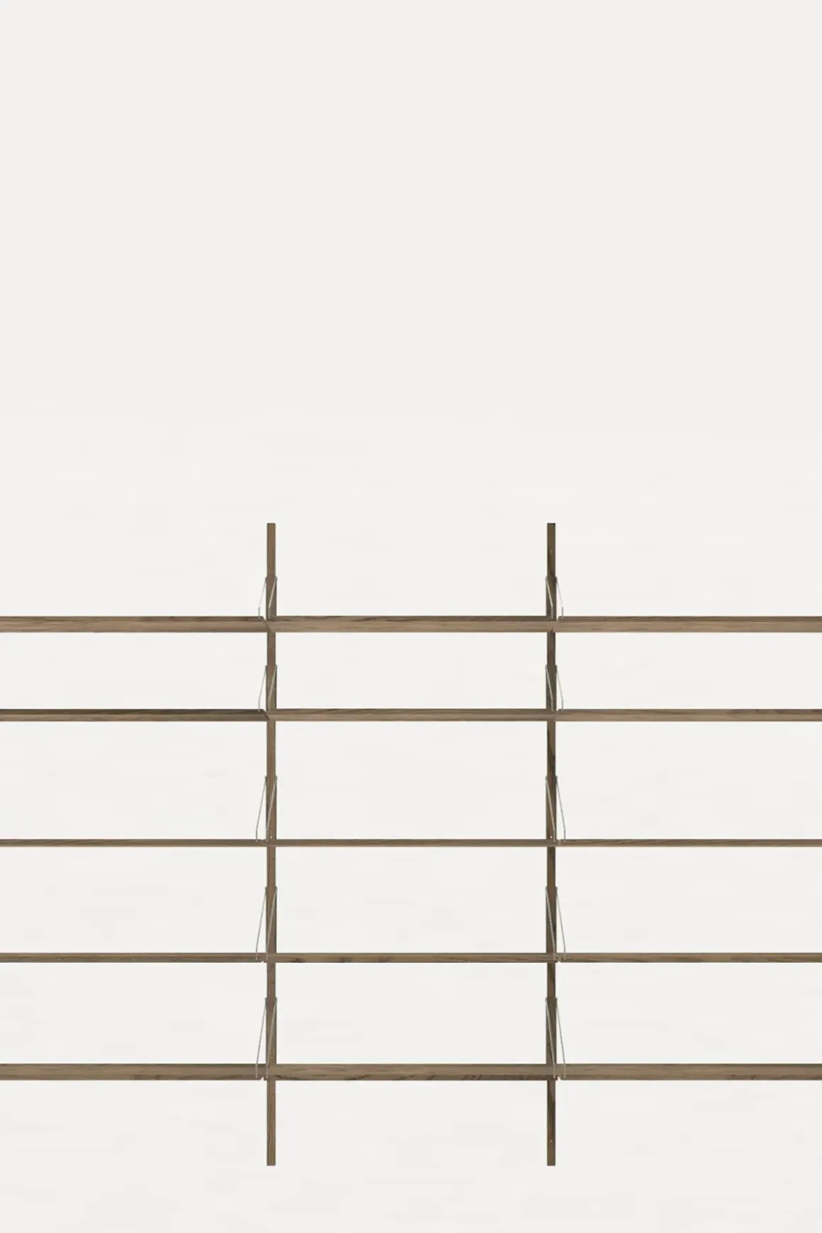 Bokhylle - Library Dark Oak H1852 Triple Set