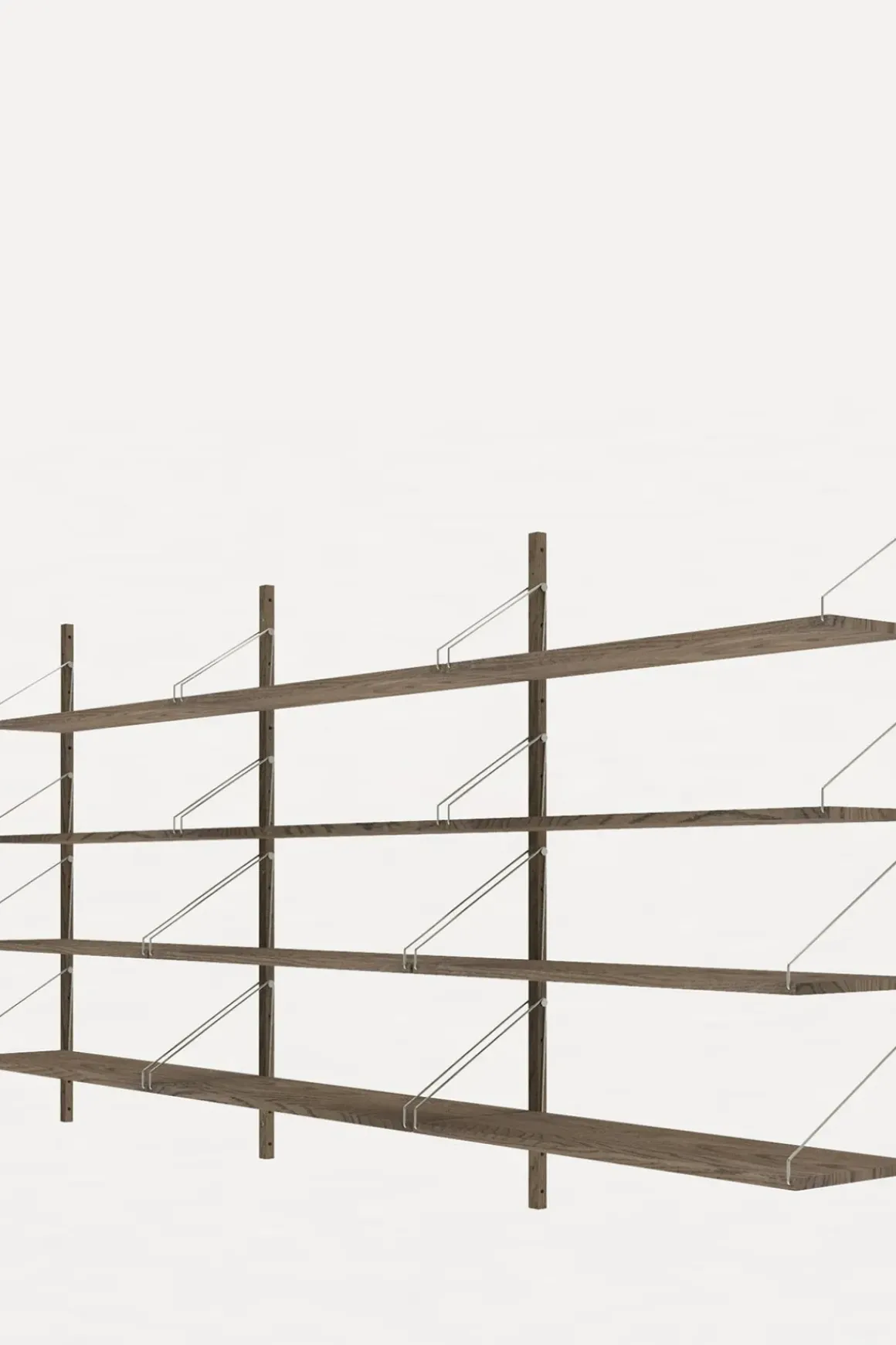 Bokhylle - Library Dark Oak H1148 Triple Set