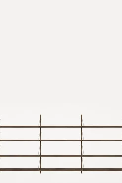 Bokhylle - Library Dark Oak H1148 Triple Set