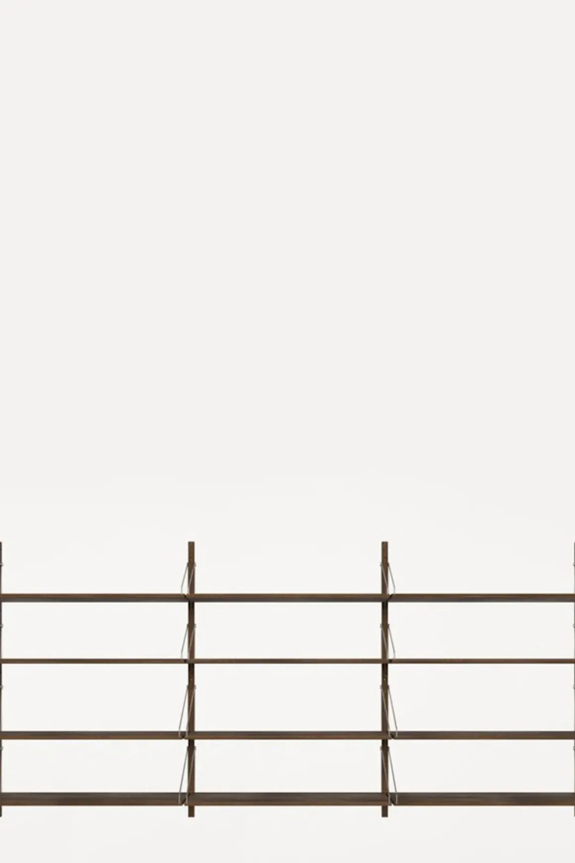 Bokhylle - Library Dark Oak H1148 Triple Set