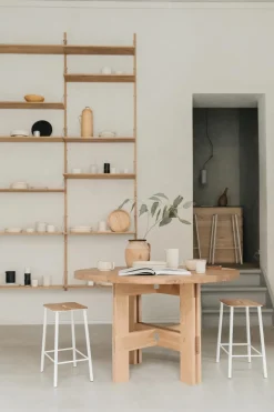 Bokhylle - Library Natural Oak H1852 Double