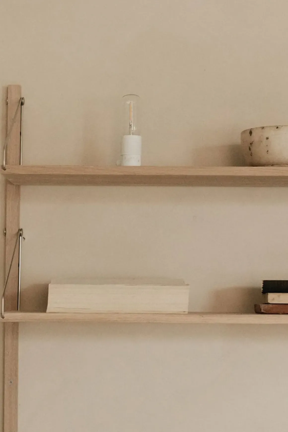 Bokhylle - Library Natural Oak H1852 Double