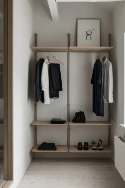 Bokhylle - Library Natural Oak H1852 Double