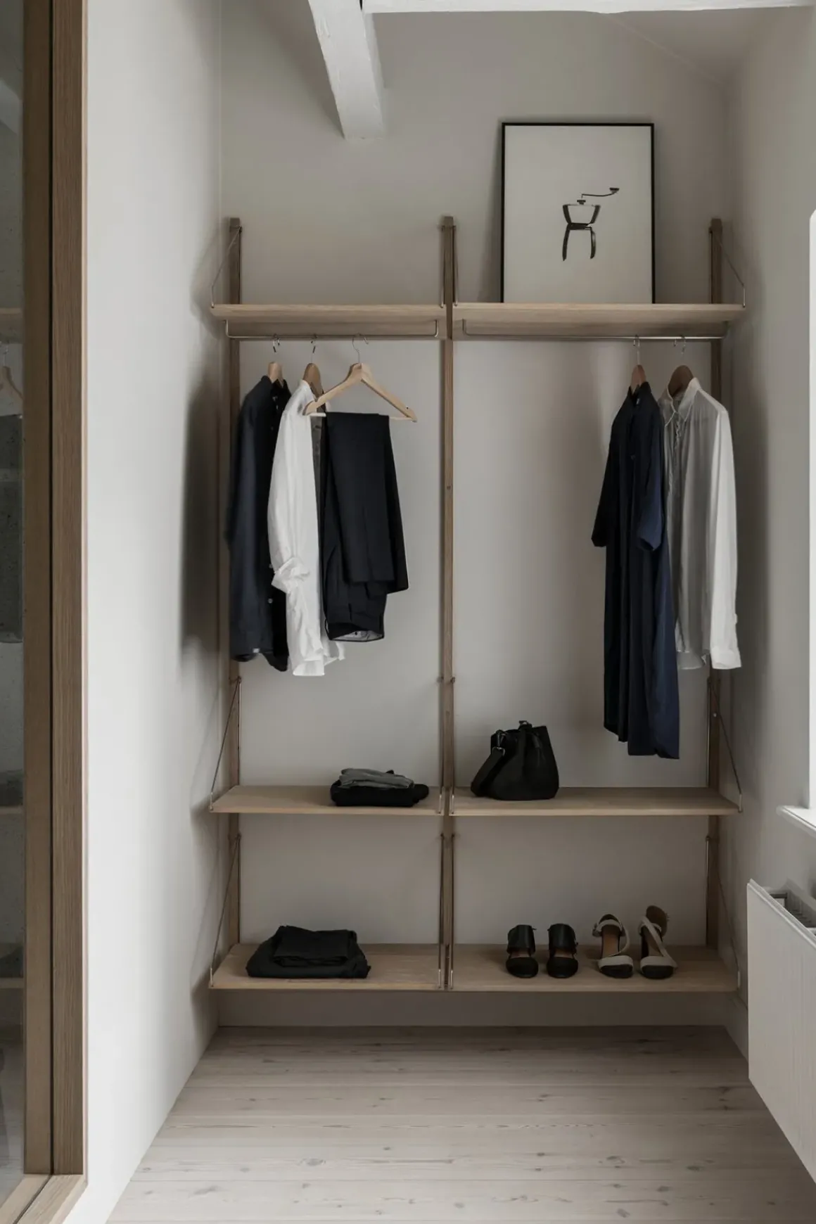 Bokhylle - Library Natural Oak H1852 Double