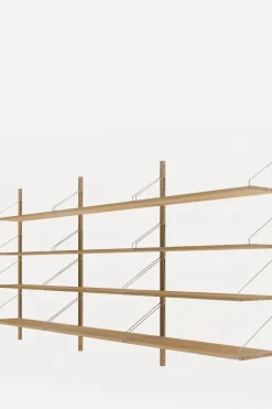 Bokhylle - Library Natural Oak H1148 Triple Set