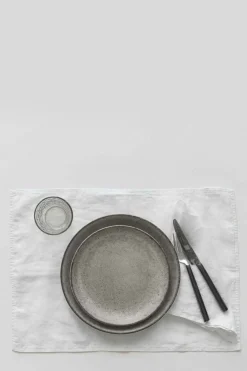 Bordbrikke - Lin Bleached White