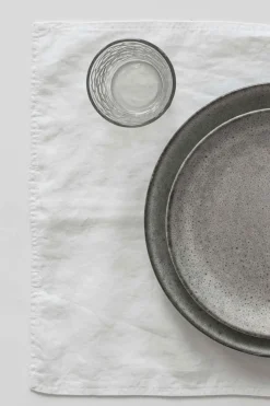 Bordbrikke - Lin Bleached White