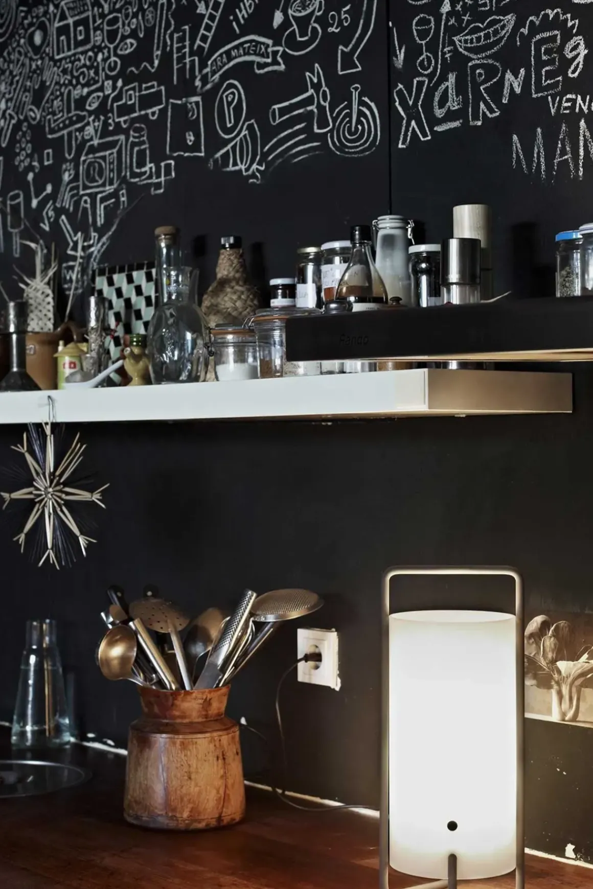 Bordlampe - Asa Black