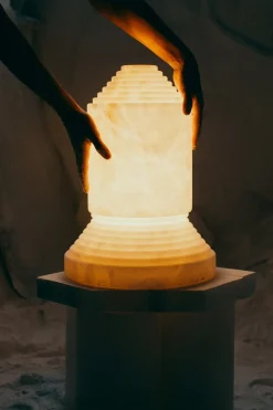 Bordlampe - Babel Alabaster