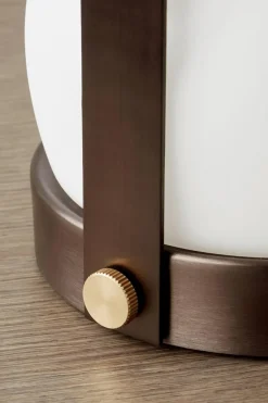 Bordlampe - Carrie Portable LED Bronzed Brass
