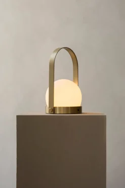 Bordlampe - Carrie Portable LED Brushed Brass