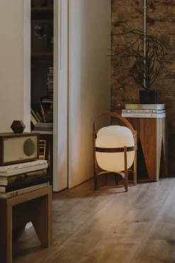 Bordlampe - Cesta Cherry wood structure