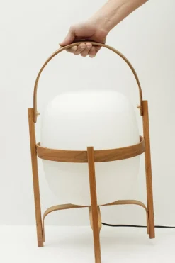 Bordlampe - Cesta Cherry wood structure