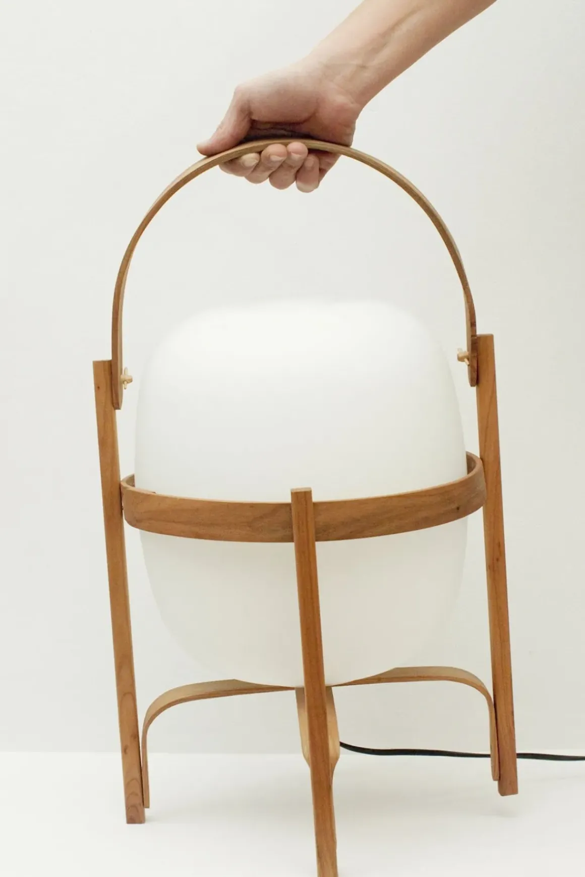 Bordlampe - Cesta Cherry wood structure