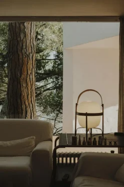 Bordlampe - Cesta Cherry wood structure