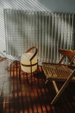 Bordlampe - Cesta Cherry wood structure